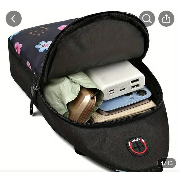 Unisex Water resistant crossbody and cow wallet - Picture 4 of 7